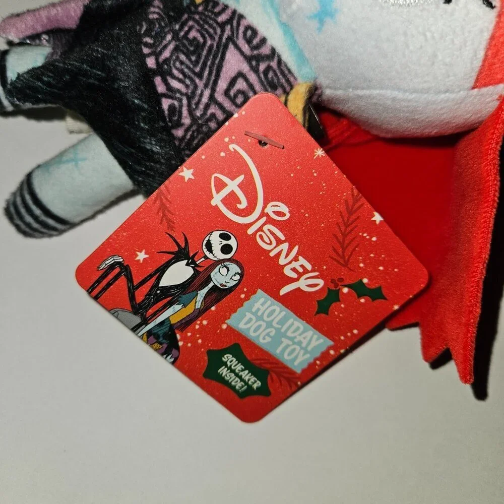 NEW Jack Skellington Sally Plush Dog Toys Squeakers Nightmare Before Christmas